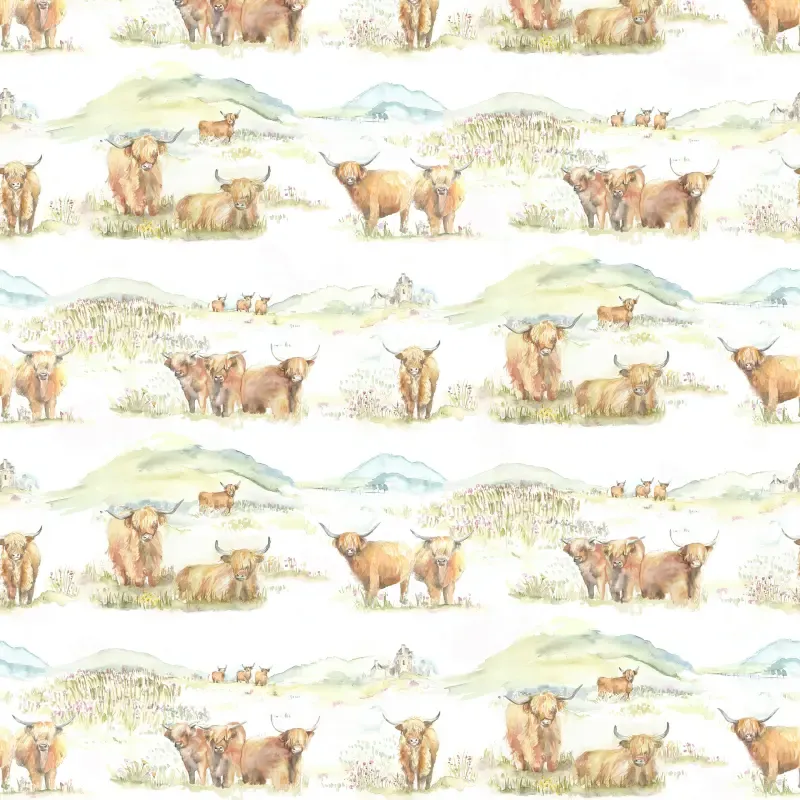 Highland Cattle Linen (VO)